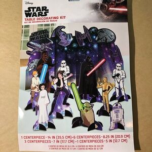 STARWARS TABLE DECORATING KIT DISNEY